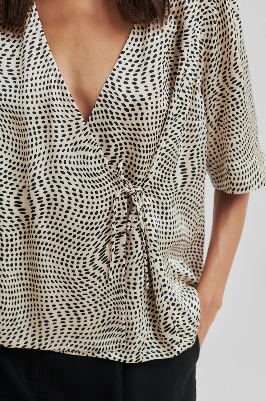 SECOND FEMALE Bluse PERI WRAP ECOVERO™ Viscose