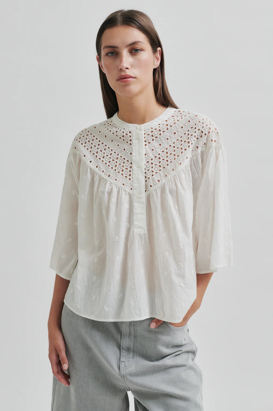 SECOND FEMALE Blouse ERICAE Cotton