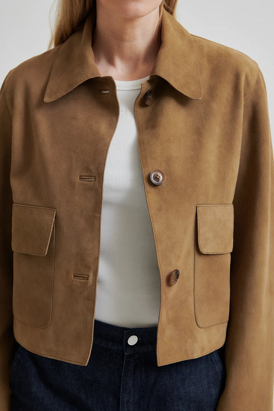 SECOND FEMALE Jacke NOOMI Suede Leather