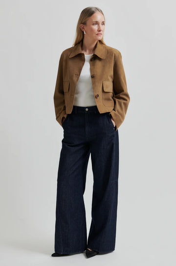 SECOND FEMALE Jacke NOOMI Suede Leather