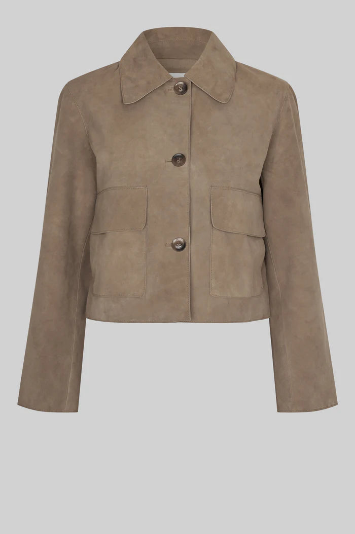 SECOND FEMALE Jacke NOOMI Suede Leather