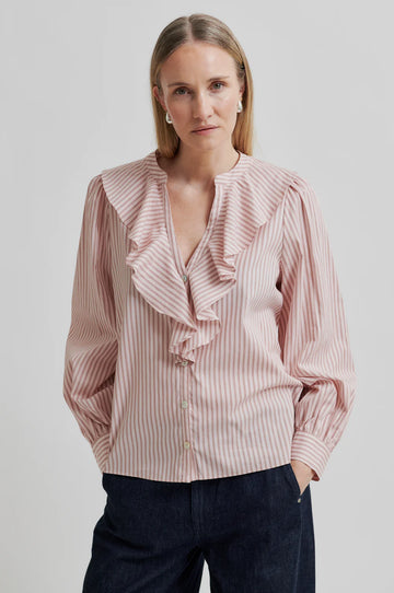 SECOND FEMALE Bluse BECKA FRILL Cotton