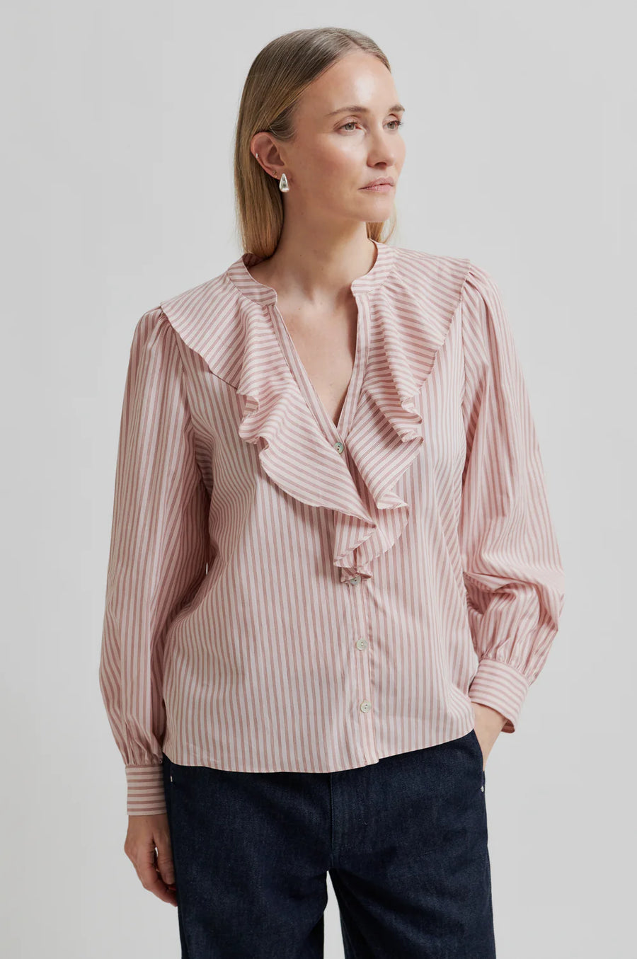 SECOND FEMALE Bluse BECKA FRILL Cotton