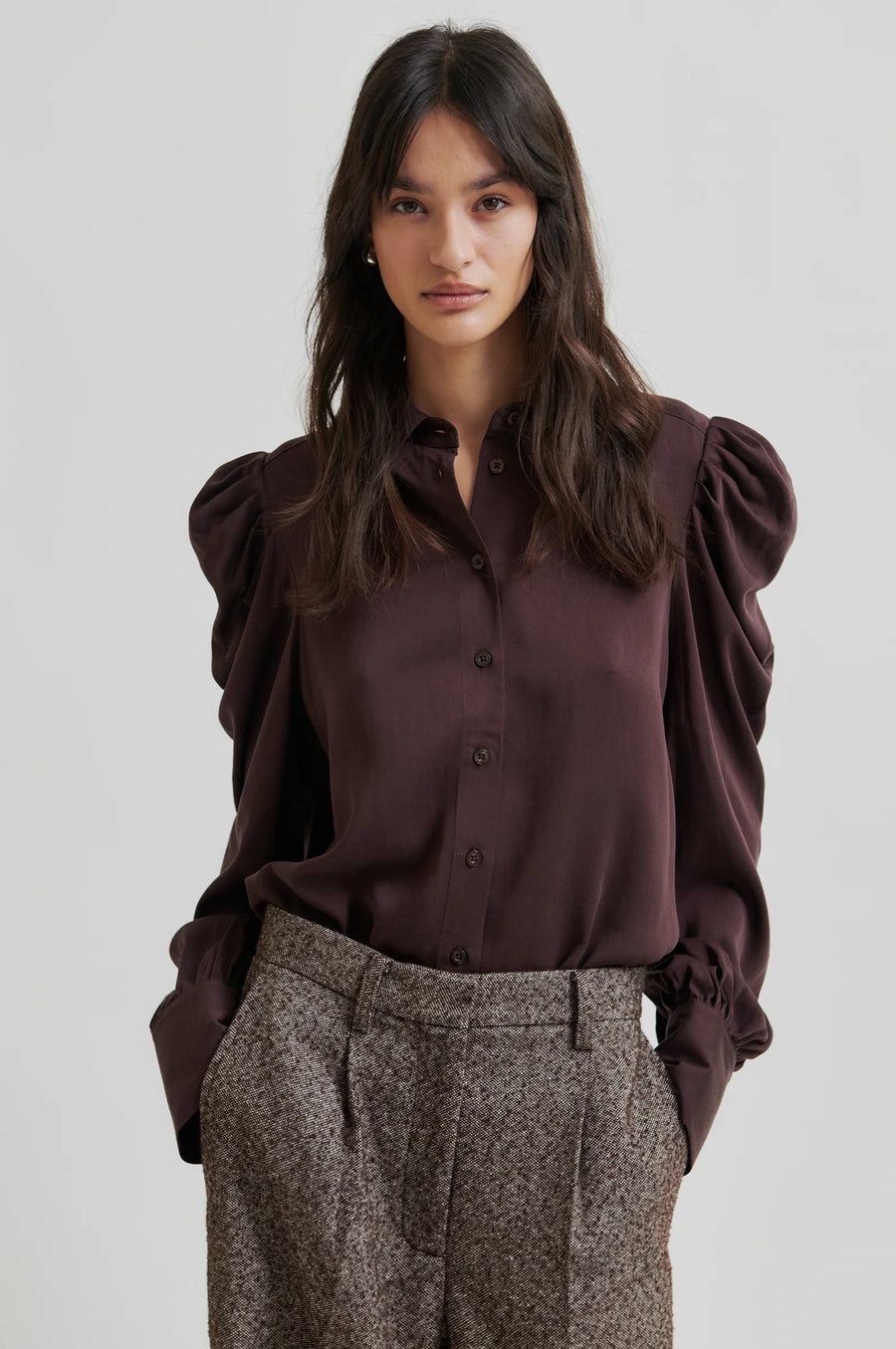 SECOND FEMALE Bluse SAMANTHA Viscose Tencel Mix