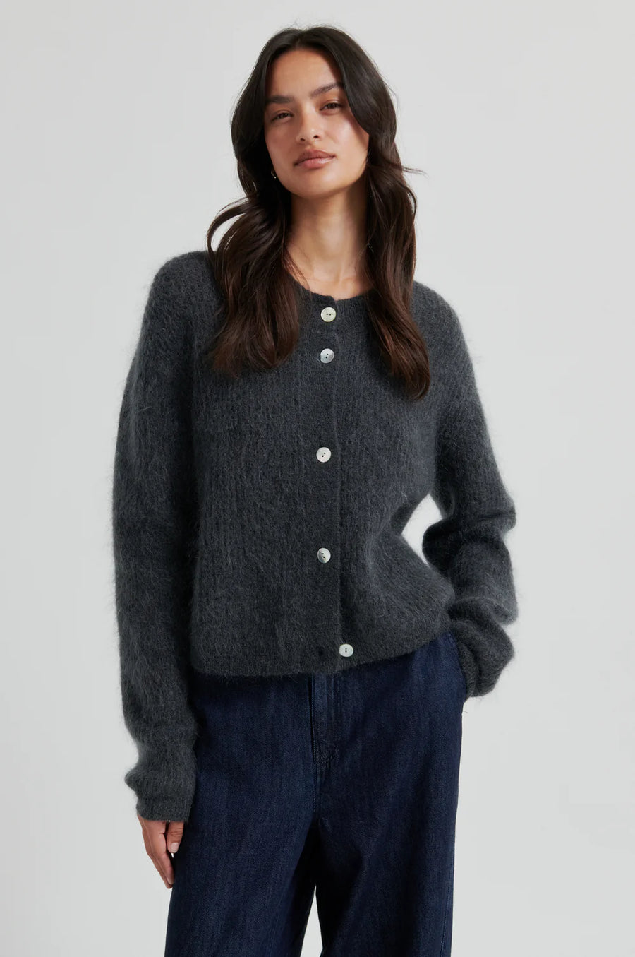 SECOND FEMALE Cardigan ANDREA Mohair Wool Mix