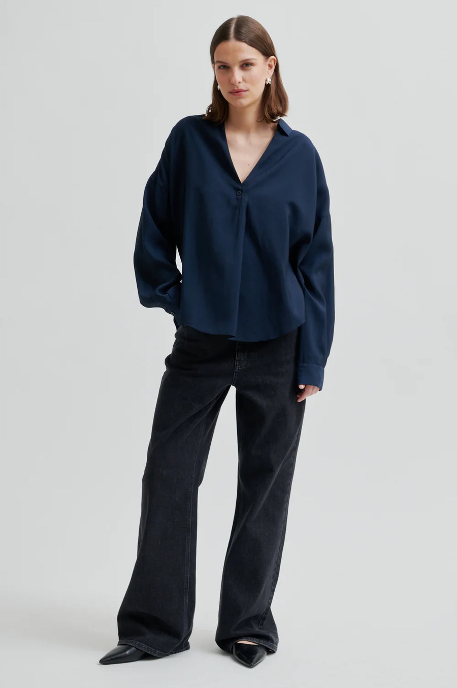 SECOND FEMALE Bluse TIMELINE Modal Mix