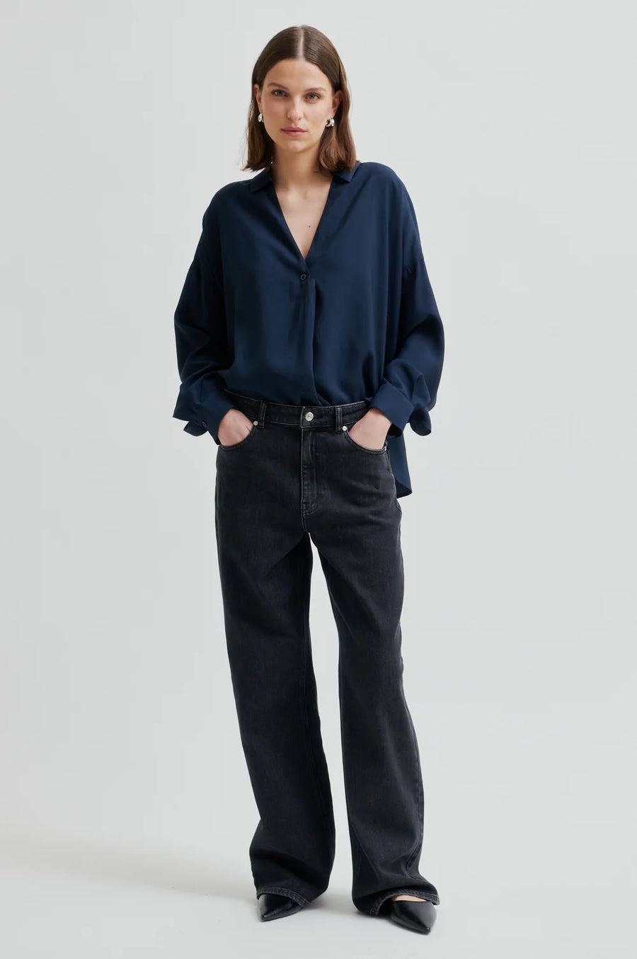 SECOND FEMALE Bluse TIMELINE Modal Mix