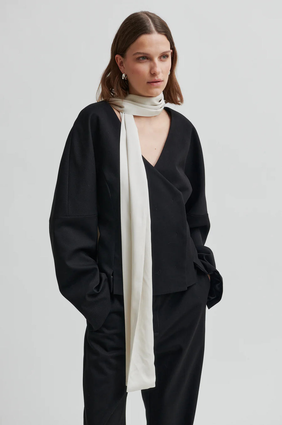 SECOND FEMALE Schal SATINE Viscose Tencel Mix