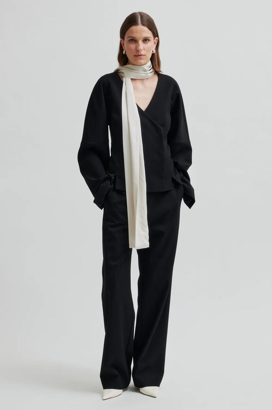 SECOND FEMALE Schal SATINE Viscose Tencel Mix