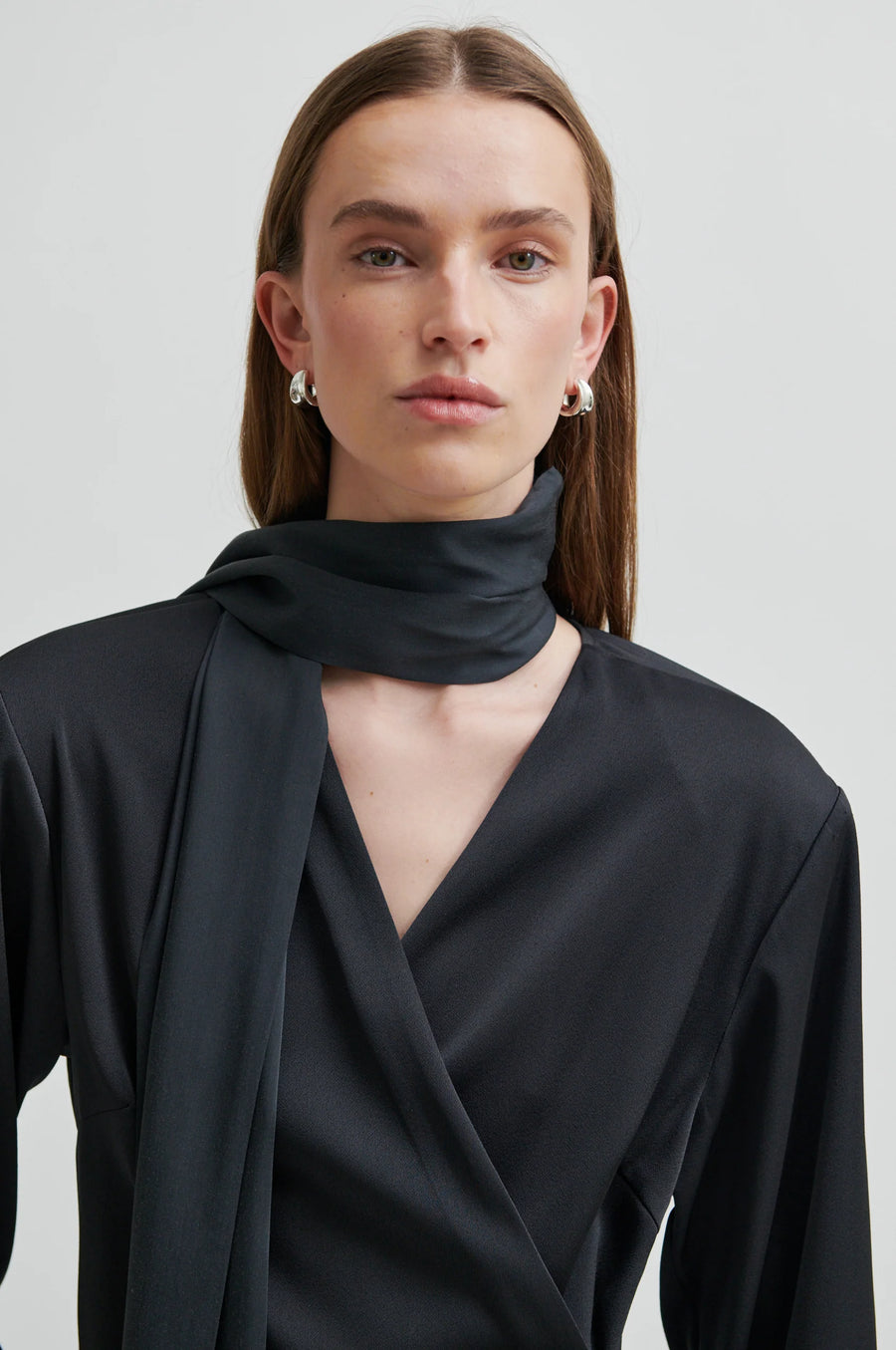 SECOND FEMALE Schal SATINE Viscose Tencel Mix