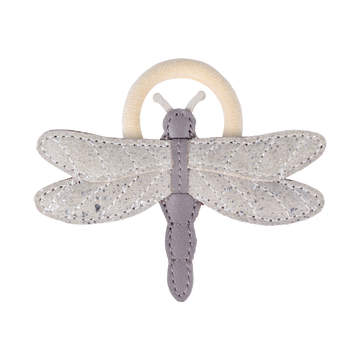Donsje Libelle-haargummi ZAZA SKY Metallic Suede