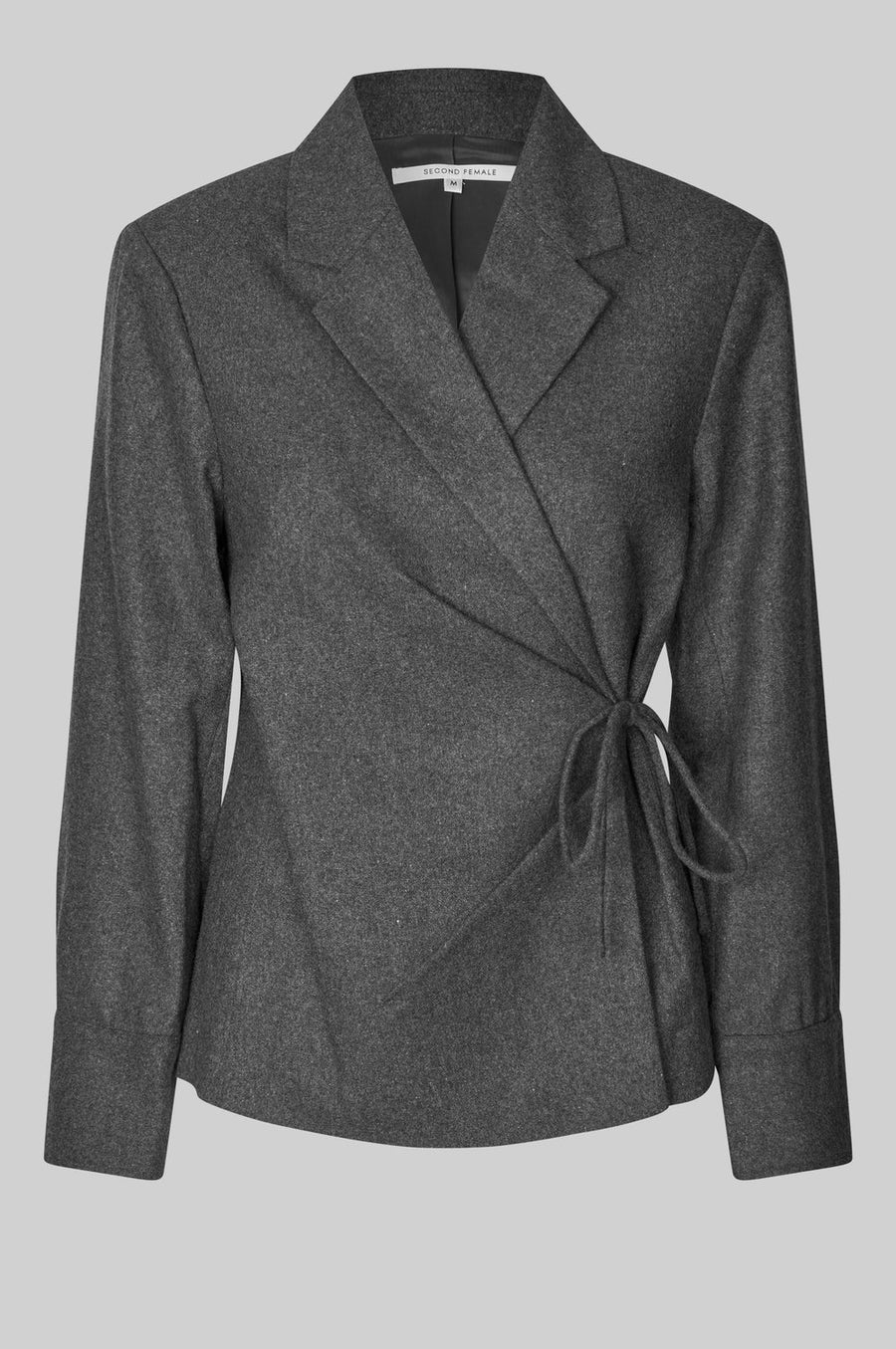 SECOND FEMALE Shirt MILEA WRAP Wool Mix
