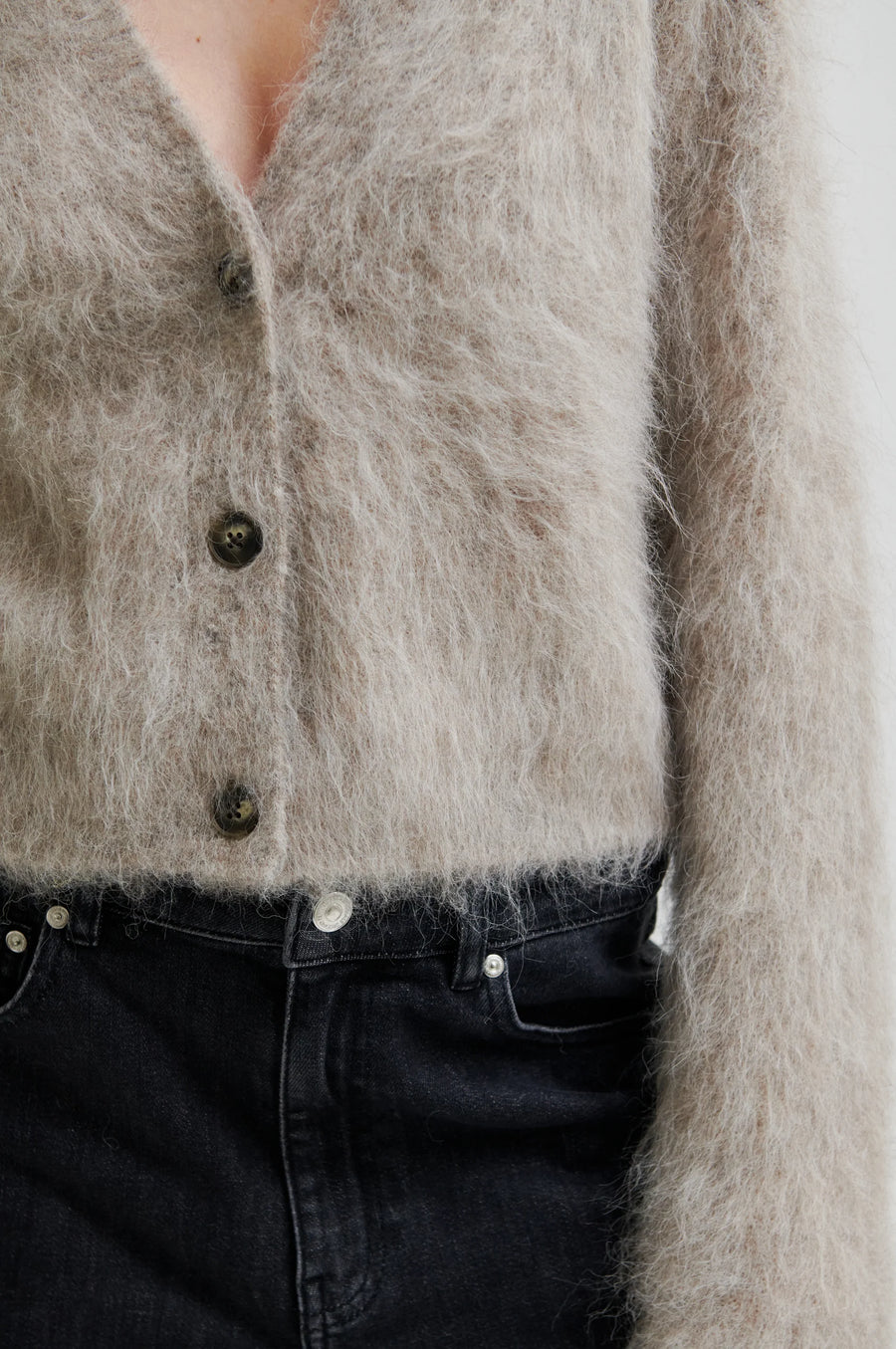 SECOND FEMALE Cardigan KARLA Alpaca Mix