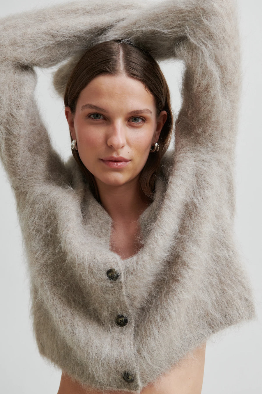 SECOND FEMALE Cardigan KARLA Alpaca Mix