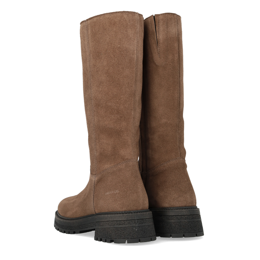 Angulus Langschaftstiefel mit Reißverschluss Leder