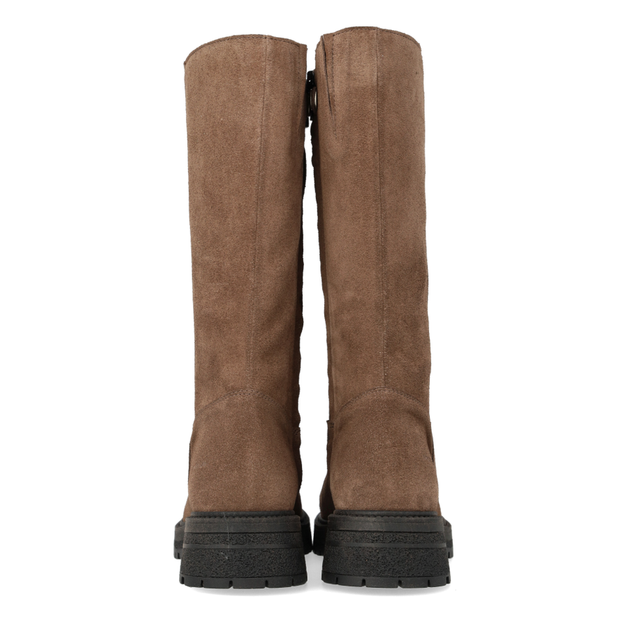 Angulus Langschaftstiefel mit Reißverschluss Leder
