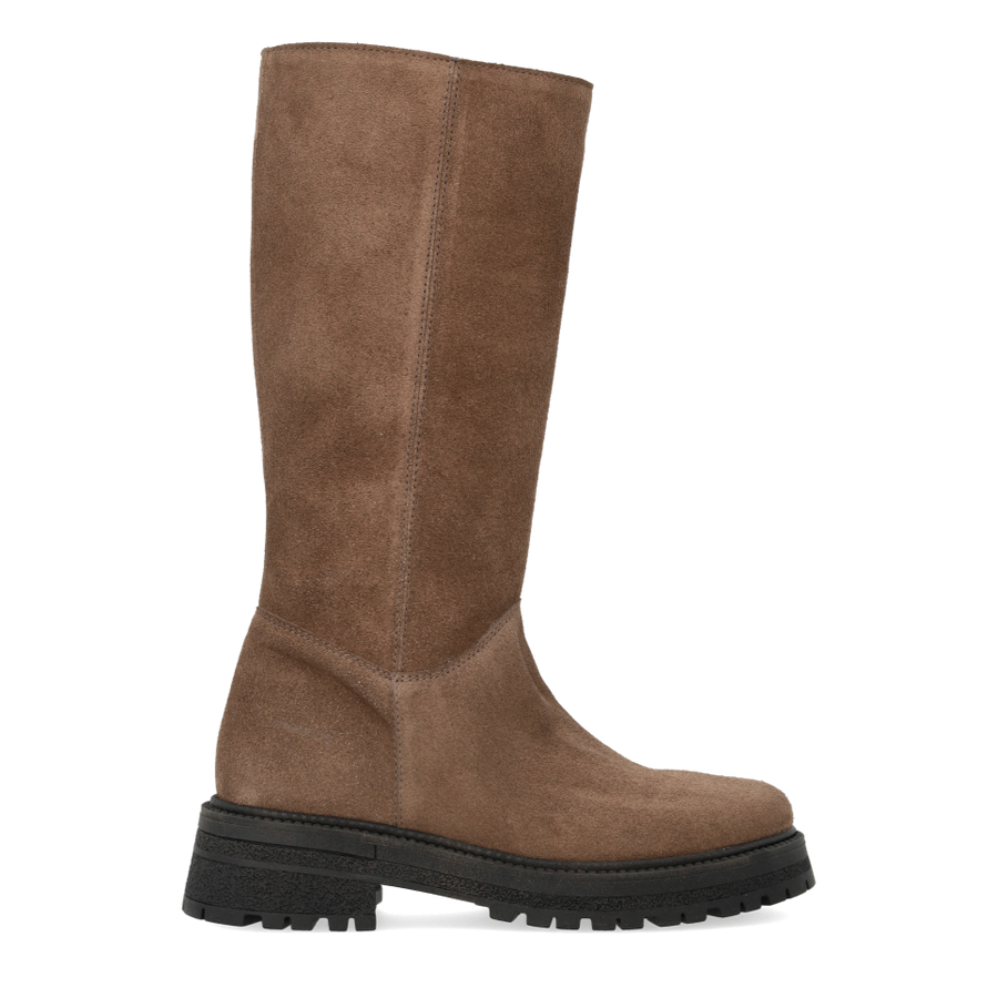 Angulus Langschaftstiefel mit Reißverschluss Leder