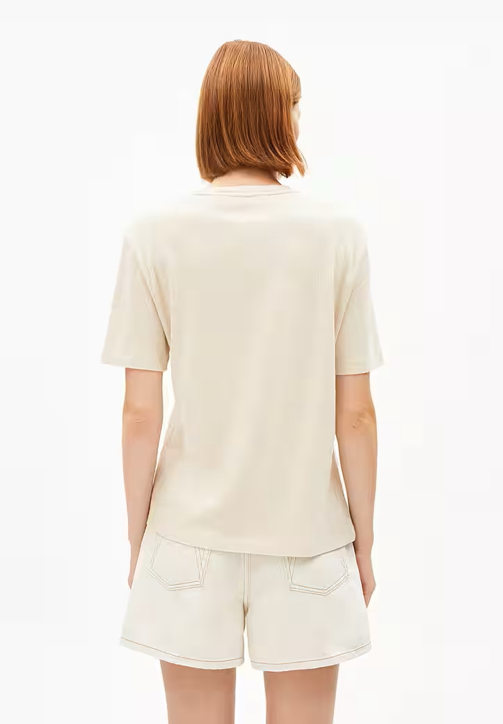 ARMEDANGELS T-Shirt LUALAA LIN Organic Cotton Linen Mix