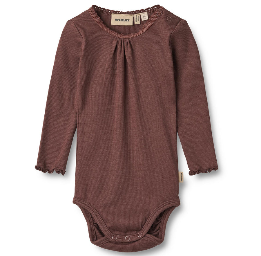 WHEAT Rib Body langarm LOTTA Organic Cotton