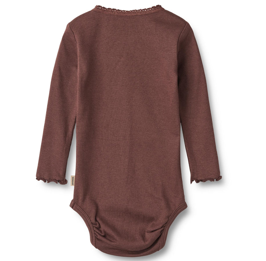 WHEAT Rib Body langarm LOTTA Organic Cotton