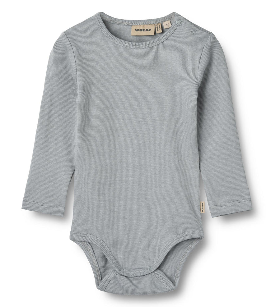 WHEAT Rib Body langarm SPENCER Organic Cotton