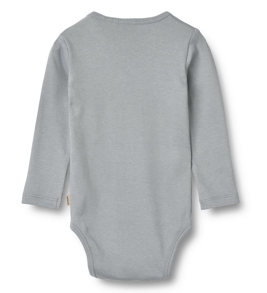 WHEAT Rib Body langarm SPENCER Organic Cotton