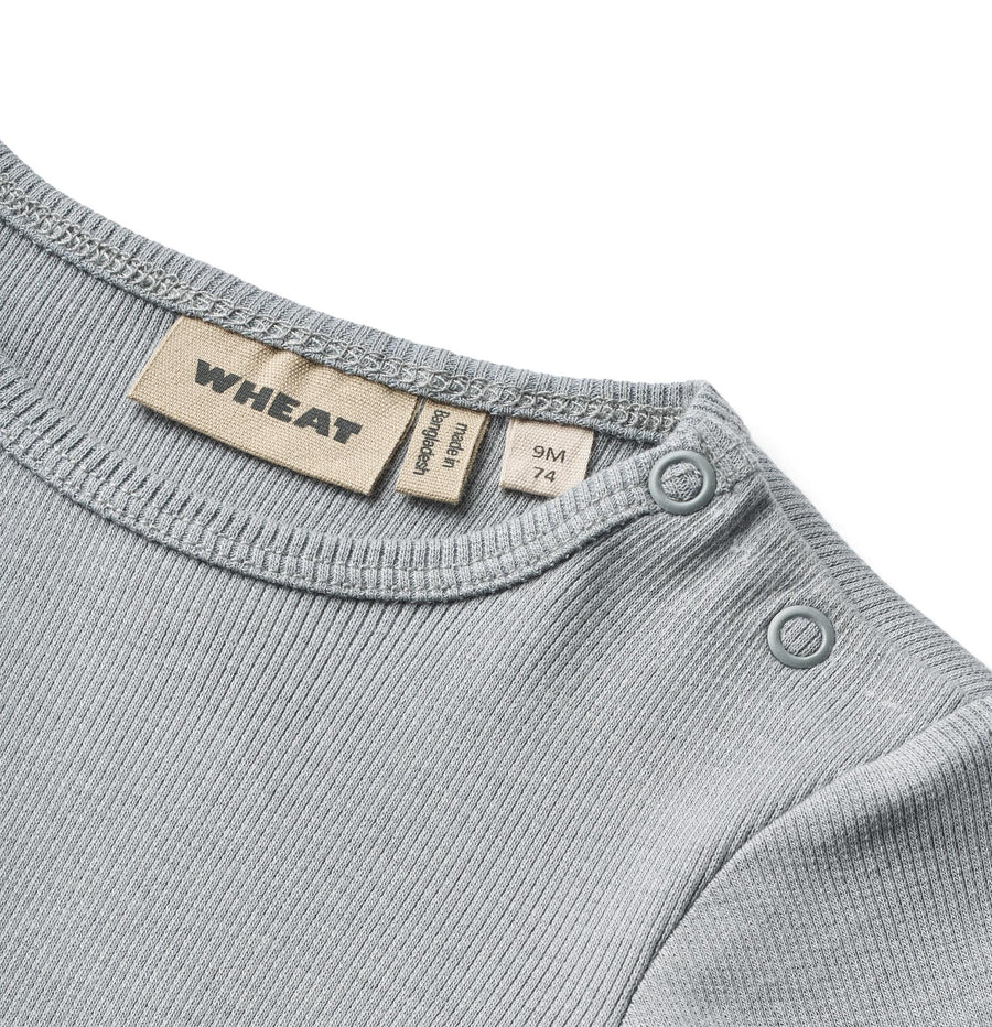 WHEAT Rib Body langarm SPENCER Organic Cotton