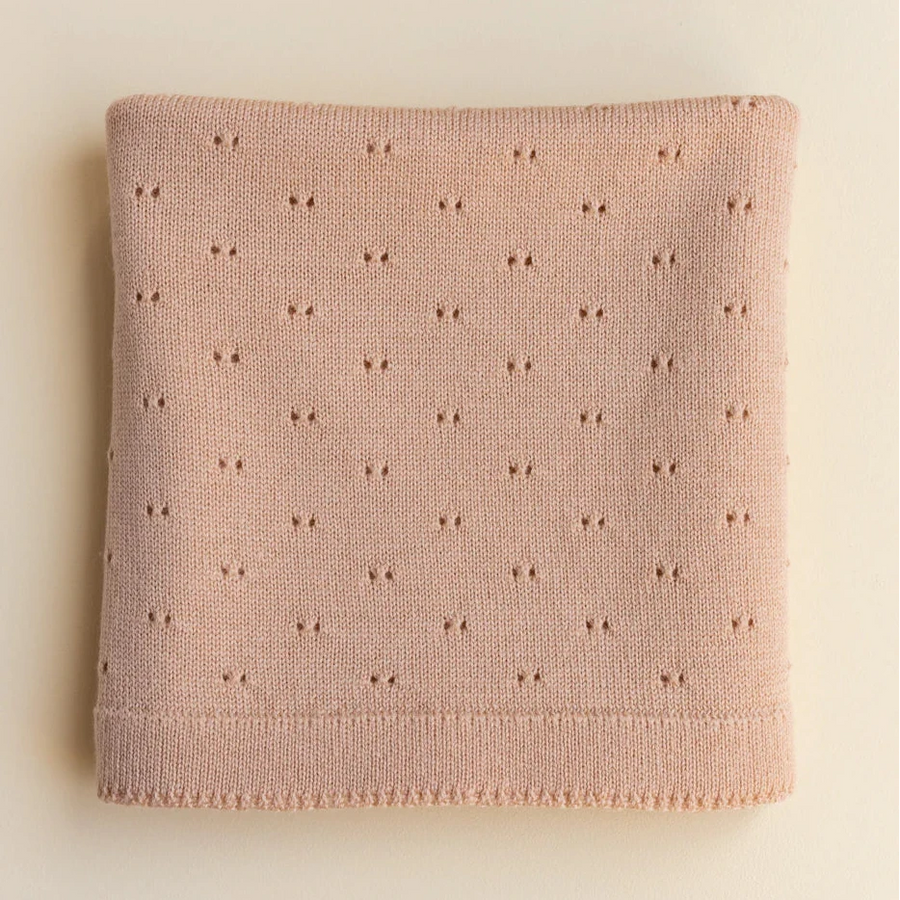 hvid Decke Bibi Merino Wool