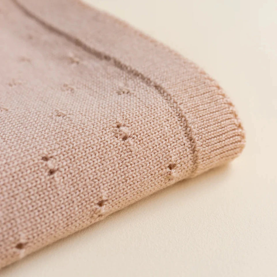 hvid Decke Bibi Merino Wool