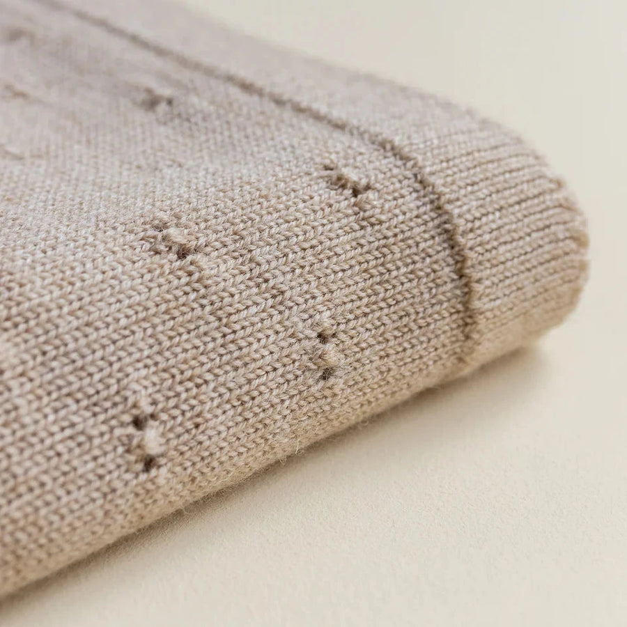 hvid Decke Bibi Merino Wool