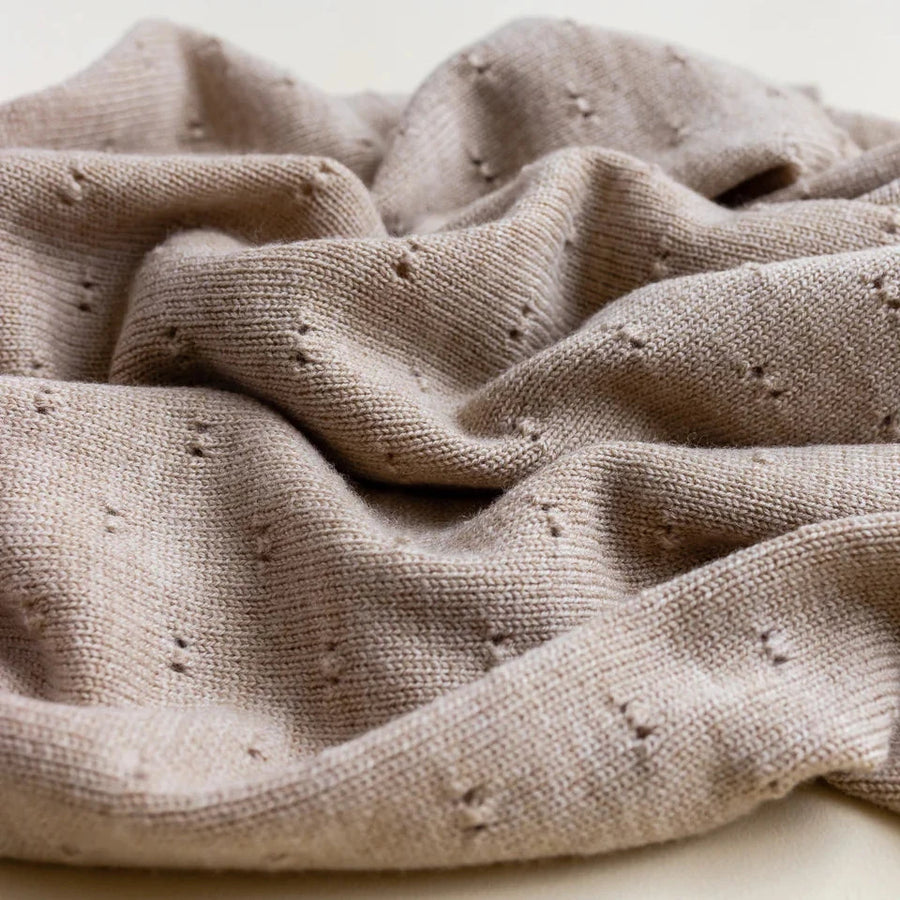 hvid Decke Bibi Merino Wool