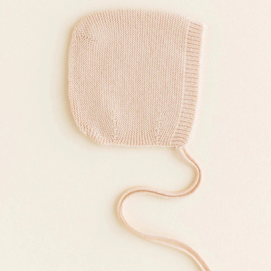 hvid Newborn Mütze Merino Wool