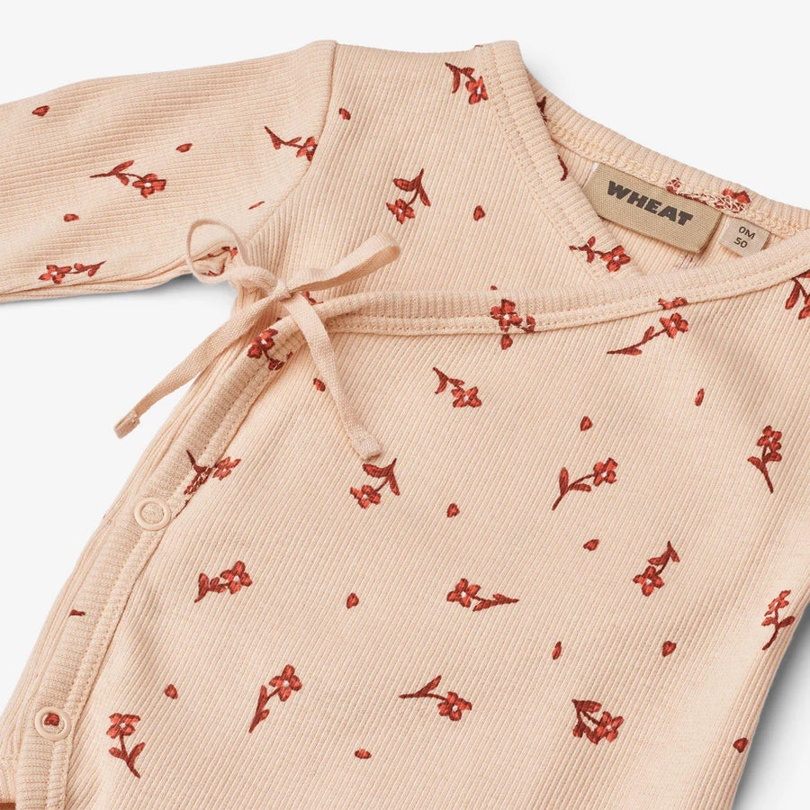 WHEAT Langarm Wickelbody CHIA Organic Cotton