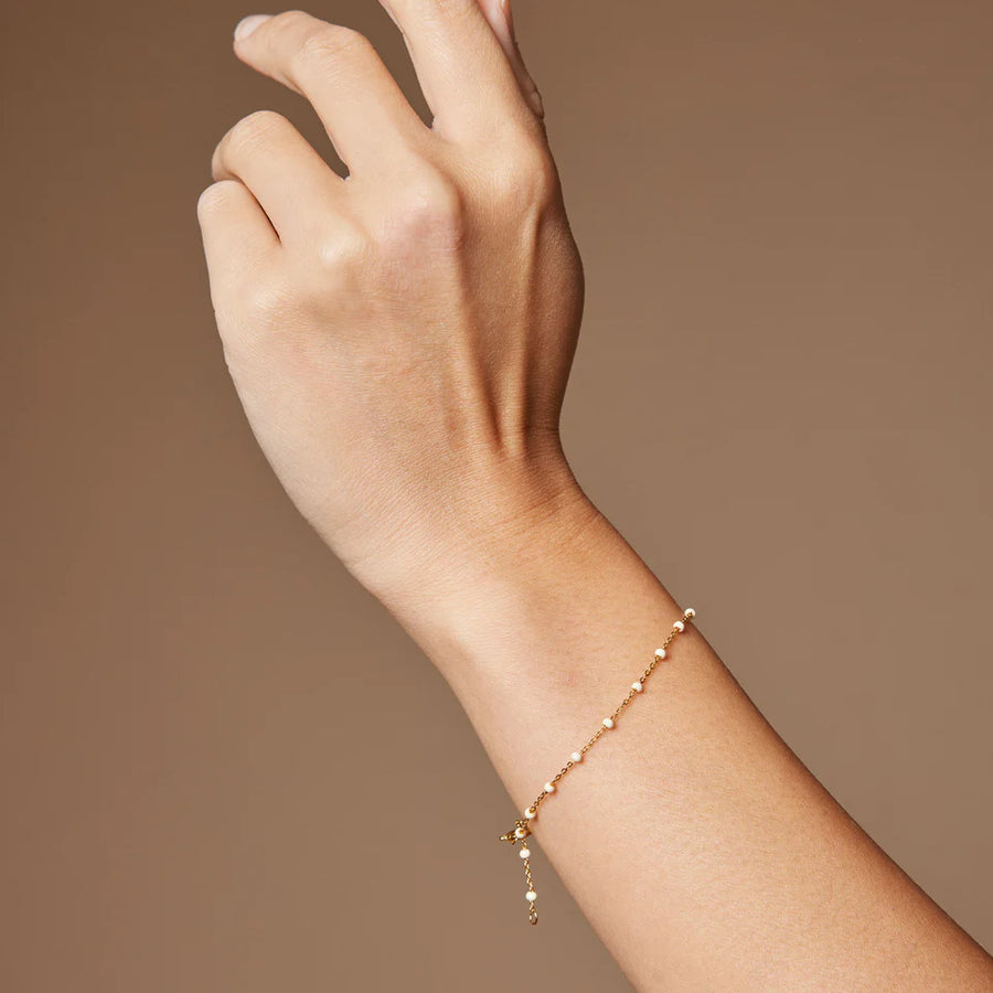 Enamel Copenhagen Armkette LOLA 18k Gold Plated Recycled Silver
