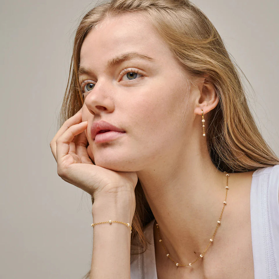 Enamel Copenhagen Armkette LOLA BOLD 18k Gold Plated Recycled Silver
