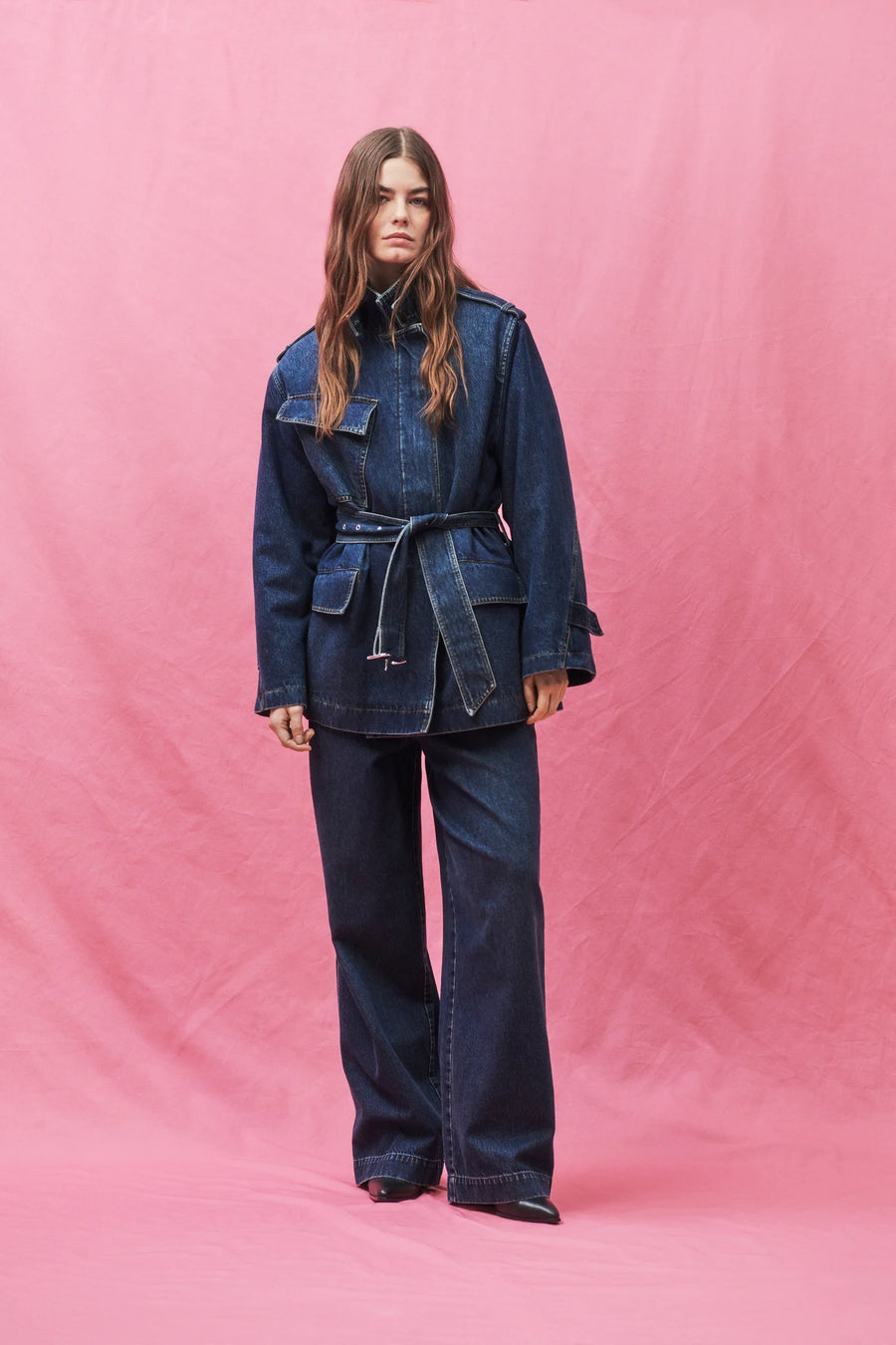 CLOSED Straight Pants WRENNA Organic Cotton Lyocell Mix