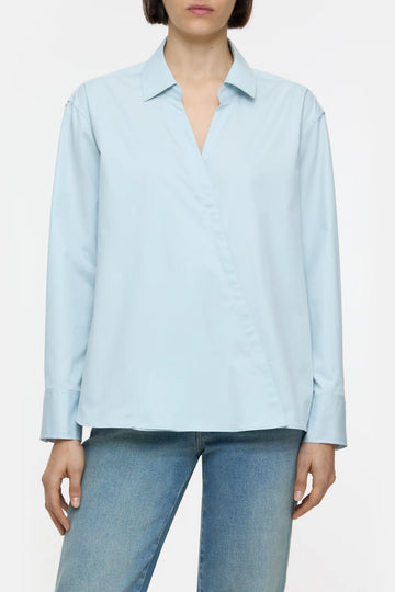 CLOSED Shirt Asymmetric Popeline Cotton