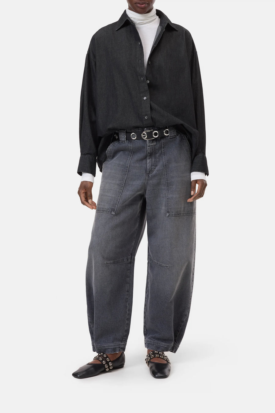 CLOSED Denim-Bluse Cotton