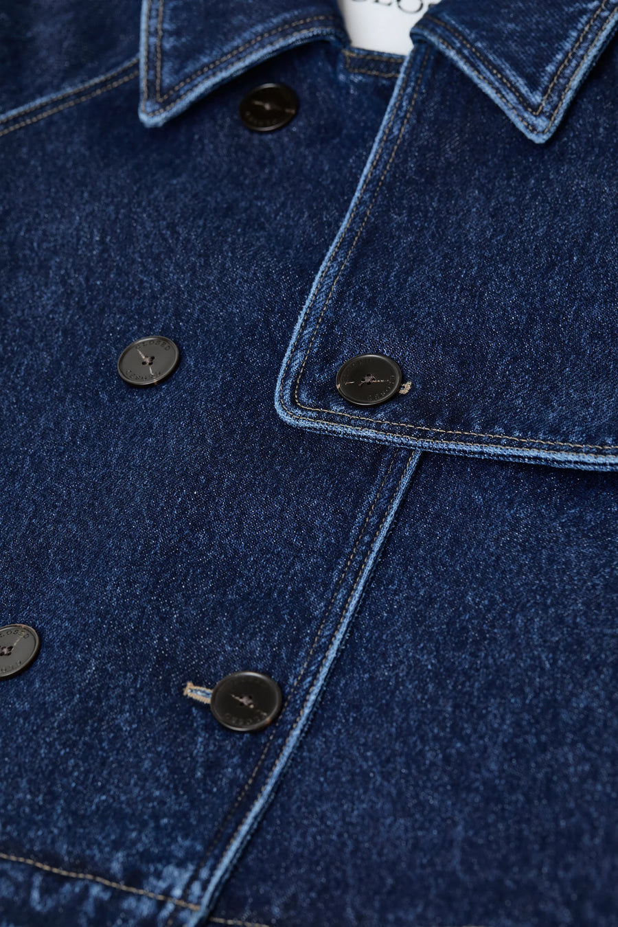 CLOSED Cropped Denim-Trench Cotton
