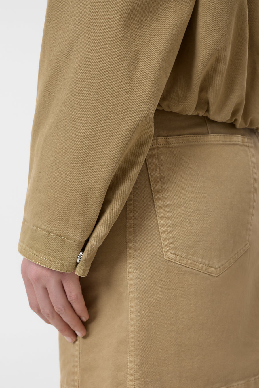 CLOSED Twill-Jacke Cotton