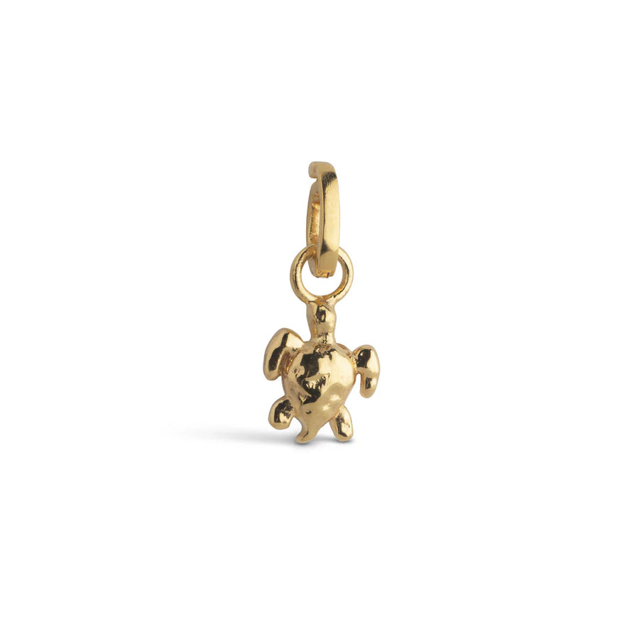 Enamel Copenhagen Charm 18k Gold Plated Recycled Silver