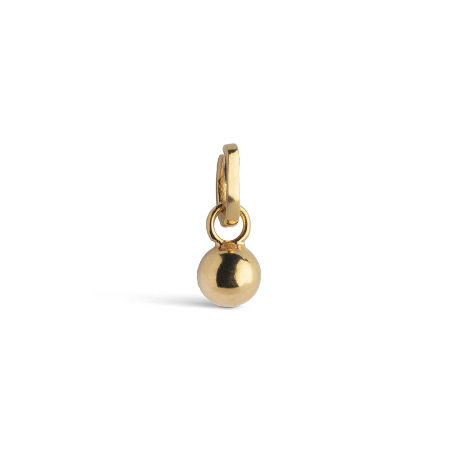 Enamel Copenhagen Charm 18k Gold Plated Recycled Silver