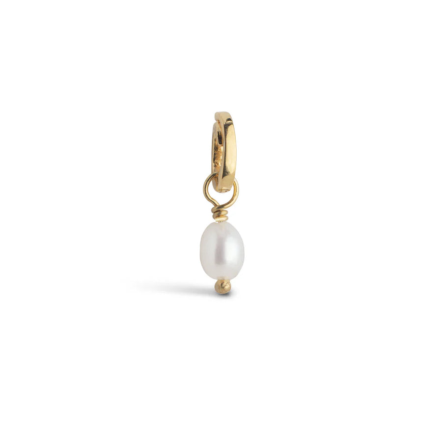 Enamel Copenhagen Charm 18k Gold Plated Recycled Silver