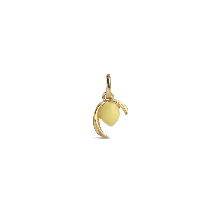 Enamel Copenhagen Charm 18k Gold Plated Recycled Silver