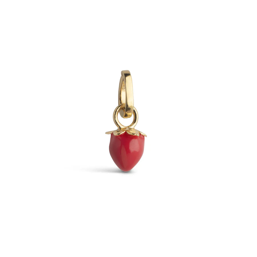 Enamel Copenhagen Charm 18k Gold Plated Recycled Silver
