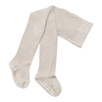 GoBabyGo Rutschfeste Glitzer-Krabbelstrumpfhose Bamboo