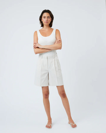minimum Schicke Shorts mit Bundfalten DEBAS Cotton