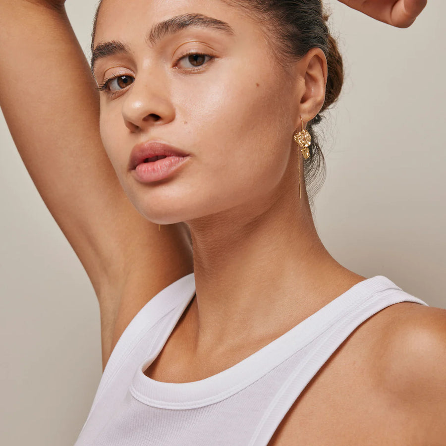 Enamel Copenhagen Ohrringe KIM 18k Gold Plated Recycled Silver