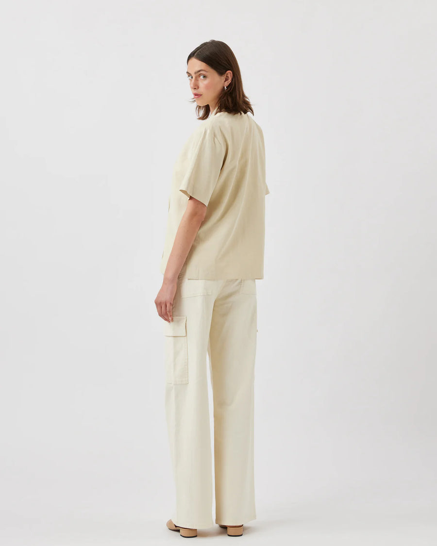 minimum Blazer kurzarm ESSAS Viskose