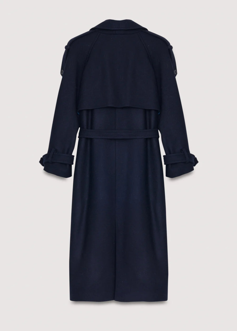 The New Society Woman Mantel FLAVIA Recycled Wool Mix